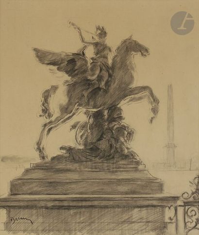 null étienne-Adrien DRIAN (1885 - 1961)
Statues équestres de la place de la Concorde
2...