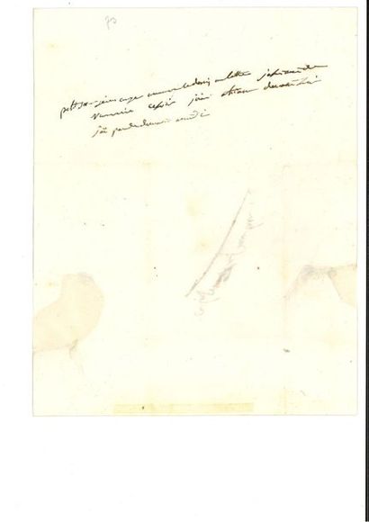 null NAPOLÉON Ier (1769-1821) Empereur.
L.A. (3 lignes), [14 décembre 1809], à sa...
