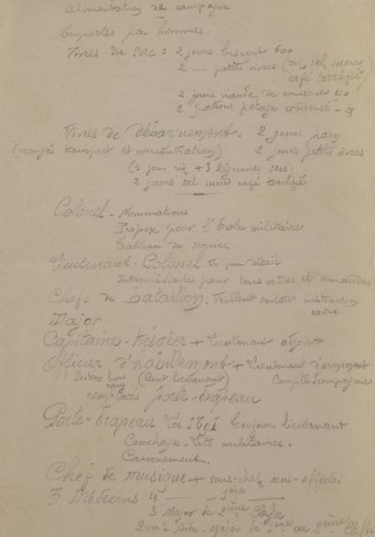 null PÉGUY Charles (1873-1914) écrivain.
MANUSCRIT autographe ; 1 page et demie in-8...