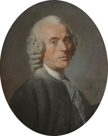 null ALEXANDRE, ÉCOLE Française du XVIIIe siècle
Portrait d’homme en buste
Pastel...