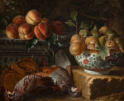null ÉCOLE Française vers 1720, 
atelier d’Alexandre François DESPORTES
Natures mortes...
