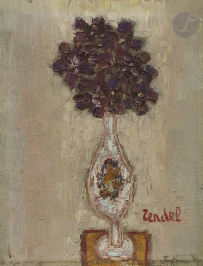 null Gabriel ZENDEL (1906-1992)
Vase de fleurs
Huile sur toile.
Signée en bas à droite.
18...