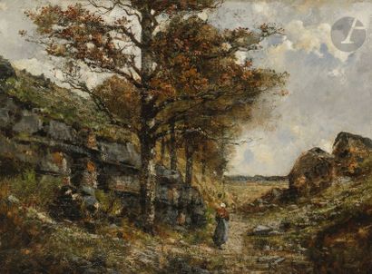 Charles MONTLEVAULT (c.1835-1897)
Paysage...