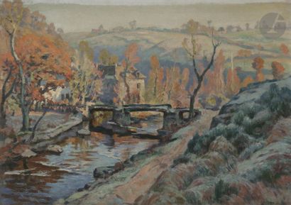Henri PAILLER (1876-1954)
Creuse, paysage...