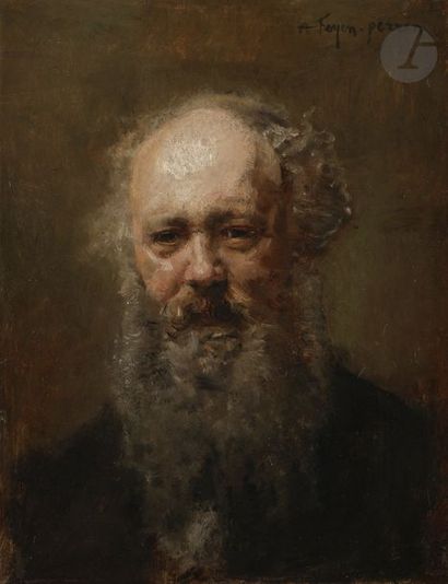 null Eugène FEYEN (1815-1908)
Autoportrait
Huile sur panneau.
Annotée « A Feyen-Perrin...