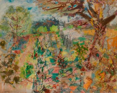 null Raymond LEGUEULT (1898-1971)
Provence blonde, 1946
Huile sur toile.
Signée et...