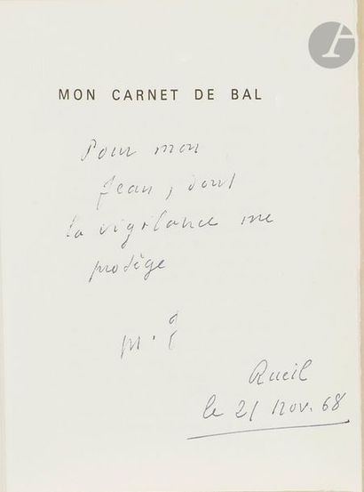 null [JOUHANDEAU (Marcel)].
Musée secret. 
Alès : PAB, 1968. — 6 volumes in-12, 188...