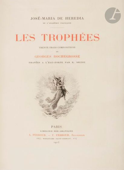 null ROCHEGROSSE (Georges) - HÉRÉDIA (José-Maria de).
Les Trophées.
Paris : librairie...
