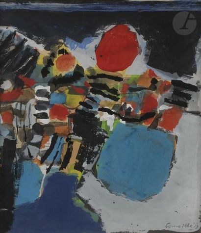 null Corneille Guillaume van BEVERLOO di CORNEILLE (1922-2010)
Composition, 1959
Gouache.
Signée...