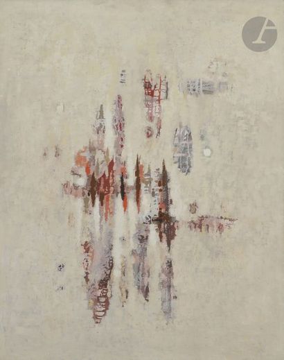 null Abdelkader GUERMAZ [algérien] (1919-1996)
Composition, 1976
Huile sur toile.
Signée...
