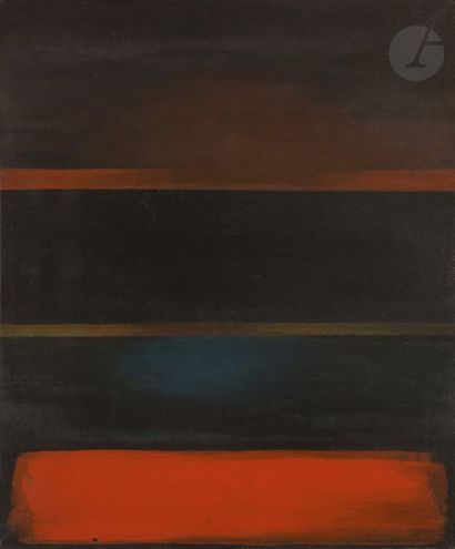 null Sayed Haider RAZA [indien] (1922-2016)
Indian Landscape II, 1968
Huile sur toile.
Signée,...