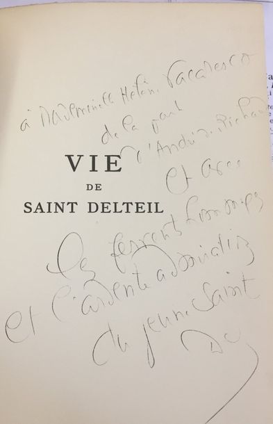 null André de RICHAUD. Vie de Saint Delteil, avec un portrait par Mariette Lydis...