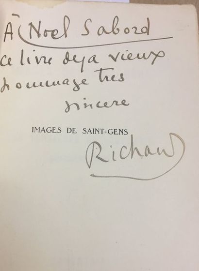 null André de RICHAUD. Images de Saint-Gens, bois gravés par Jacques Guiran (Les...