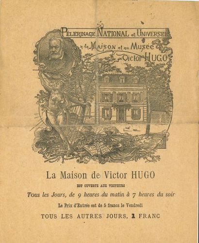 null [Victor HUGO]. 8 pièces imprimées ou gravées
Annexe au procès-verbal de la séance...