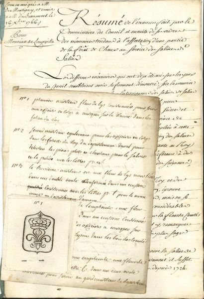 null Franche-comté et dauphiné. Plus de 200 lettres ou pièces, XVIe-XIXe siècle (on...