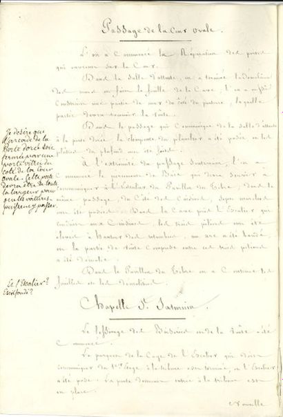 null LOUIS-PHILIPPE (1773-1850) Roi des Français. Notes autographes en marge de 3...