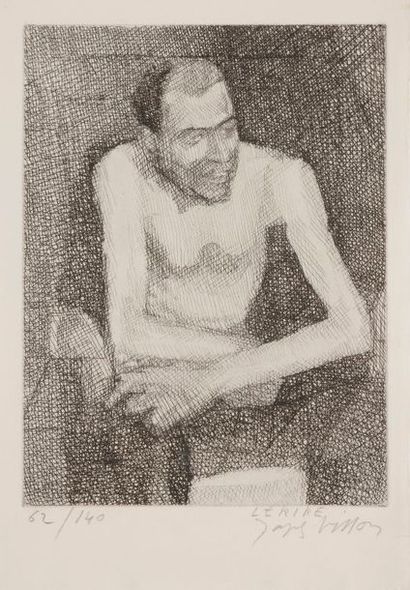 null Jacques Villon (Gaston Duchamp, dit) (1875-1963) Le Rire. 1935. Eau-forte. 158...