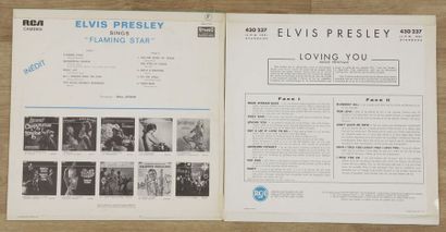 null ELVIS PRESLEY 2 disques « Flaming star » RCA 900.058 France 1971 et « Loving...