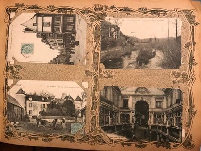 null Deux albums de cartes postales bretonnes