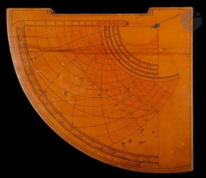 null Astrolabe quadrant, Turquie ottomane, signé Osman Nuri et daté 1281 H / 1864
En...