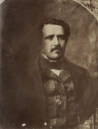 null Charles Nègre (1820-1880)

Agrandissement d'un portrait daguerréotypé d'homme,...