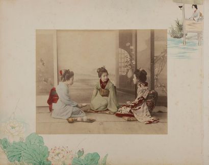 null Kusakabe Kimbei (1841-1934) et divers?

Japon, c. 1870-1880.

Le pont sacré...
