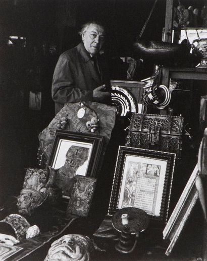 null Gisèle Freund (1908-2000)

Paris, 1954.

André Breton au marché aux puces.

Épreuve...