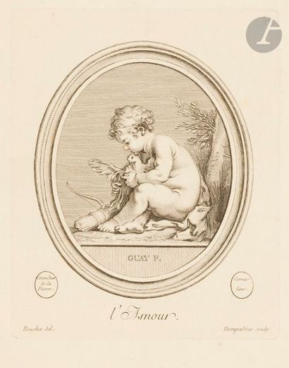 Pompadour (Jeanne-Antoinette Poisson, marquise de) (1721-1764) Important et rarissime...