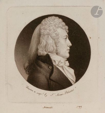 Charles Balthazar Julien Févret de Saint-Mémin (1770-1852) Portraits de personnages...