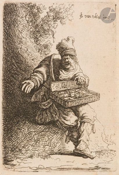 Johannes van Vliet (c. 1610-1637) Mendiants et autres gueux. 1632. Eau-forte. Chaque...