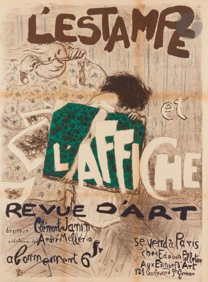 Pierre BONNARD (1867-1947) L’Estampe et l’affiche. Affiche. 1897. Lithographie. 595 x 810....