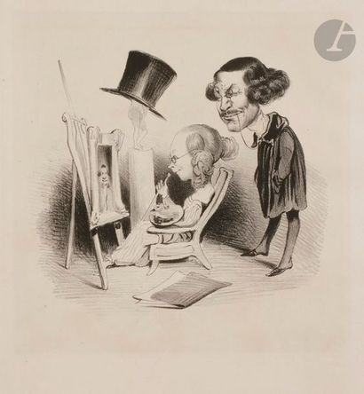 Honoré DAUMIER (1808-1879) « Oh! c’est admirable!... seulement.... la bouche me semble...