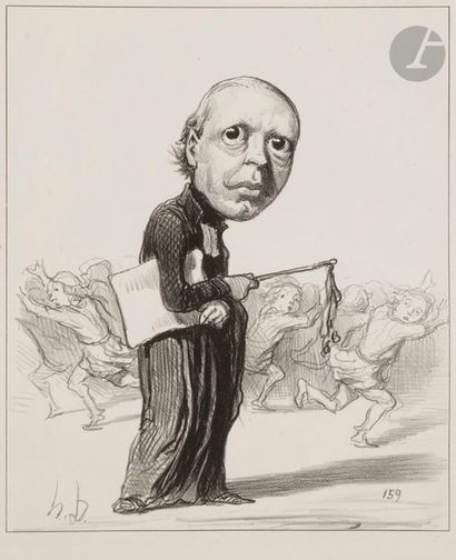 Honoré DAUMIER (1808-1879) Vaulabelle ; Audren de Kerdel ; J. B. Adolphe Charras...