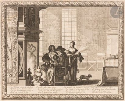 Abraham Bosse (c. 1602/1604-1676) La Vieillesse. (Pl. de la suite des Quatre Âges...