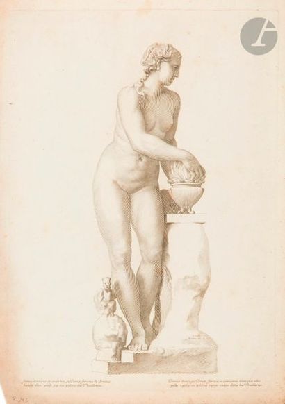 Claude MELLAN (1598-1688) Titre-frontispice pour Virgile, Publii Virgilii Maronis...