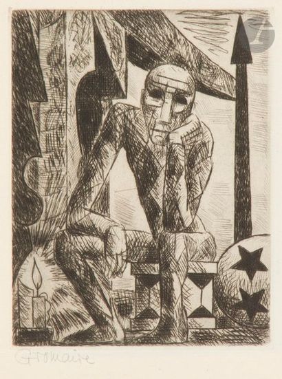 Marcel GROMAIRE (1892-1971) Illustrations pour Baudelaire, Petits poèmes en prose,...