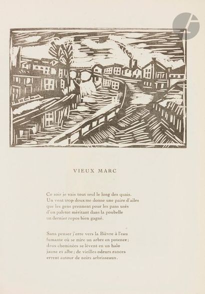 Maurice de Vlaminck (1876-1958) Voyages. Poèmes de Vanderpyl. Éditions de la Galerie...