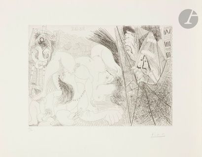 Pablo Picasso (1881-1973) Série « Les 347 »
Raphaël et la Fornarina, IV : avec le...