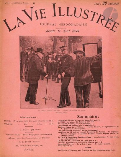 null [AFFAIRE DREYFUS] 
La vie illustrée, journal hebdomadaire. Parutions du jeudi...