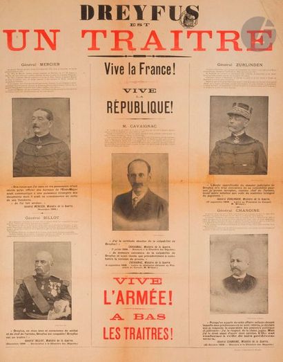 null [AFFAIRE DREYFUS] 
Dreyfus est un traitre 
Sceaux, Imprimerie E. Charaire, s.d....