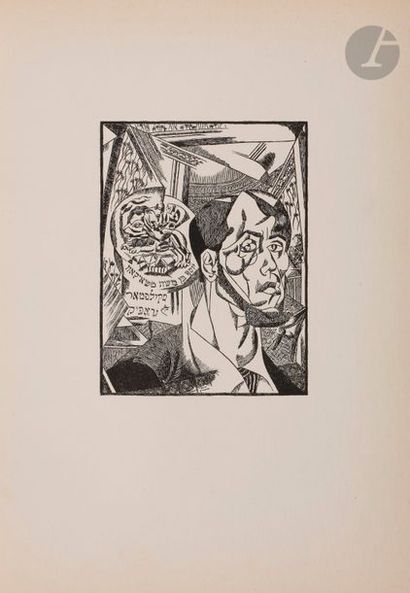 null [ILLUSTRATIONS] 
B. ARONSON, L’art graphique juif contemporain. Berlin, Petropolis,...
