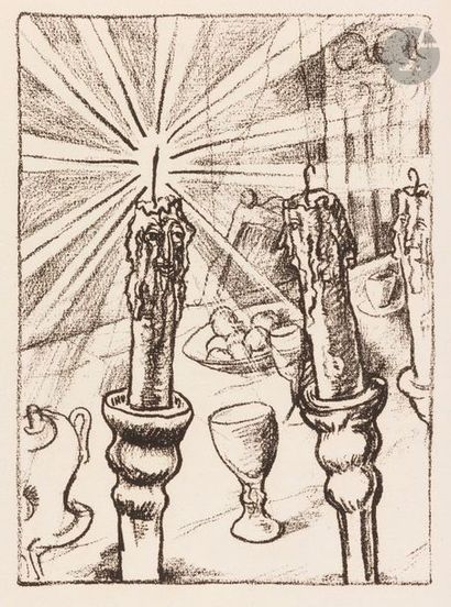 null [ILLUSTRATIONS] 
[Jacob STEINHARDT (1887-1968)] 
Ensemble de 3 livres illustrés...