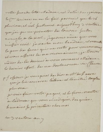 null Claire-Josèphe-Hyppolite Léris de Latude, dite Mademoiselle CLAIRON (1723-1803)...