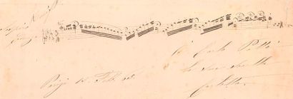 null Carlotta PATTI (1835-1889) cantatrice. L.A.S. et P.A.S. musicale, 1863-1865 ;...