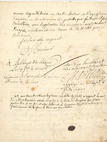 null Pierre-Antoine MARTEAU (1706-1772) médecin LAS comme docteur en médecine « aggrégé...