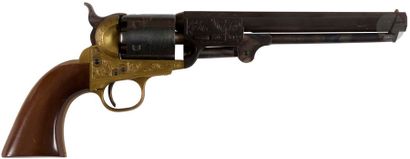 null Revolver Colt Navy modèle 1851 à poudre noire, six coups, calibre 36. Carcasse...