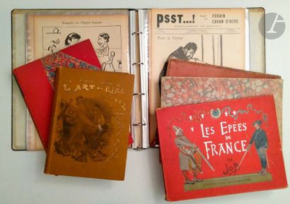 null Ensemble d’ouvrages comprenant : Les épées de France illustré par JOB, L’art...