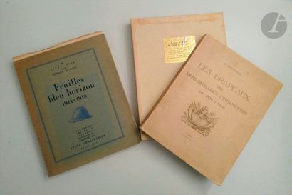 null Trois ouvrages provenant de la Bibliothèque du Général WEYGAND : 
- O. HOLLANDER
Les...