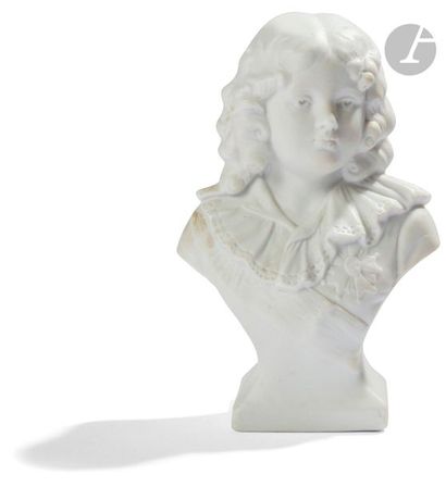 null Le Roi de Rome
Petit buste en biscuit. 
Hauteur : 13 cm 
B.E. XXe siècle.

