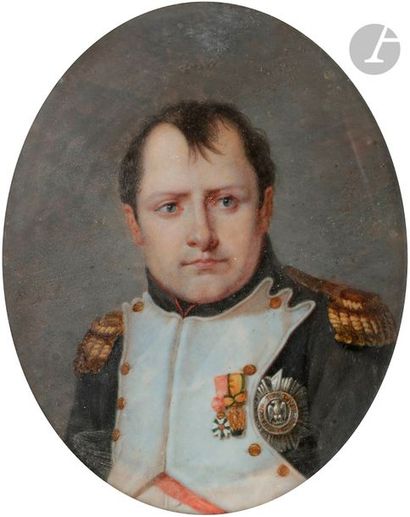 L’Empereur Napoléon Ier en uniforme des grenadiers...